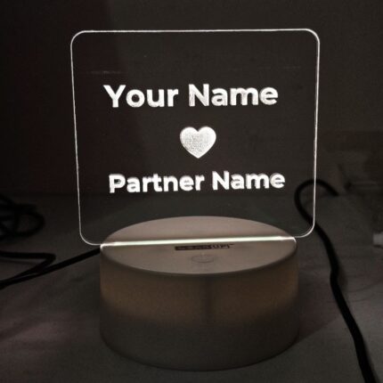Customizable Love Acrylic Lamp